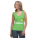 Pakistan Cricket Inspired Tank Top for Women