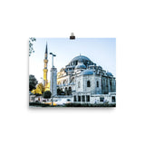 Lavender Şehzade Mosque Poster
