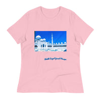 Pink Women's Sheikh Zayed Grand Mosque Relaxed T-Shirt