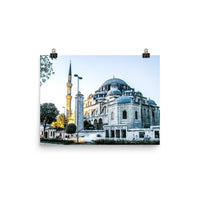 Lavender Şehzade Mosque Poster