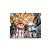 Dark Salmon Inside of Hagia Sophia Poster Part 2
